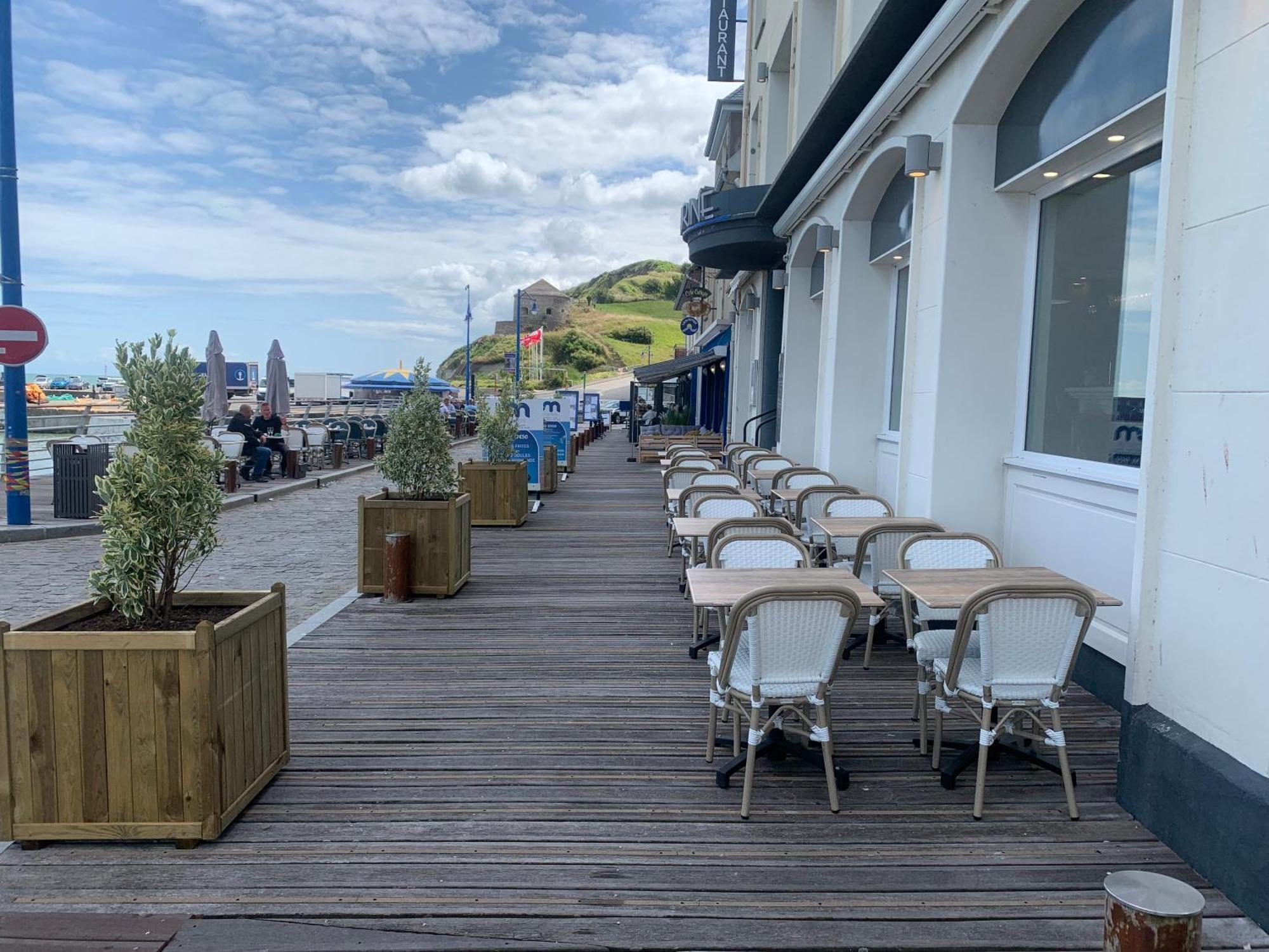 Le Grand Hotel De La Marine "Face A La Mer" Port-en-Bessin-Huppain Luaran gambar