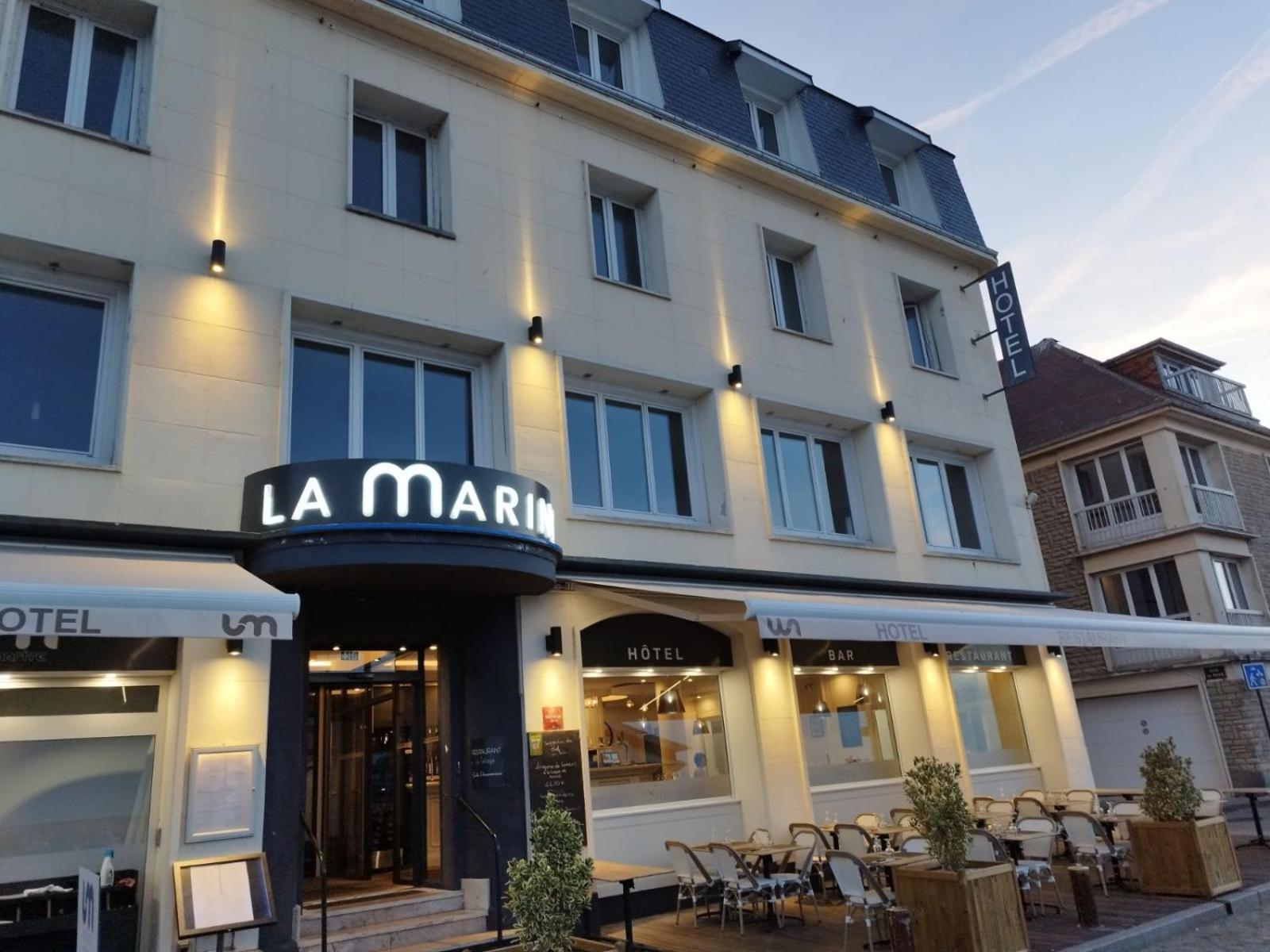 Le Grand Hotel De La Marine "Face A La Mer" Port-en-Bessin-Huppain Luaran gambar
